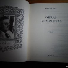 Libros de segunda mano: AGUILAR, 2004. JAMES JOYCE. OBRAS COMPLETAS,TOMO I.. Lote 400133504