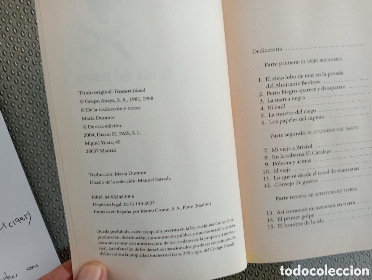 Libros de segunda mano: La isla del tesoro / Robert Louis Stevenson - Foto 2