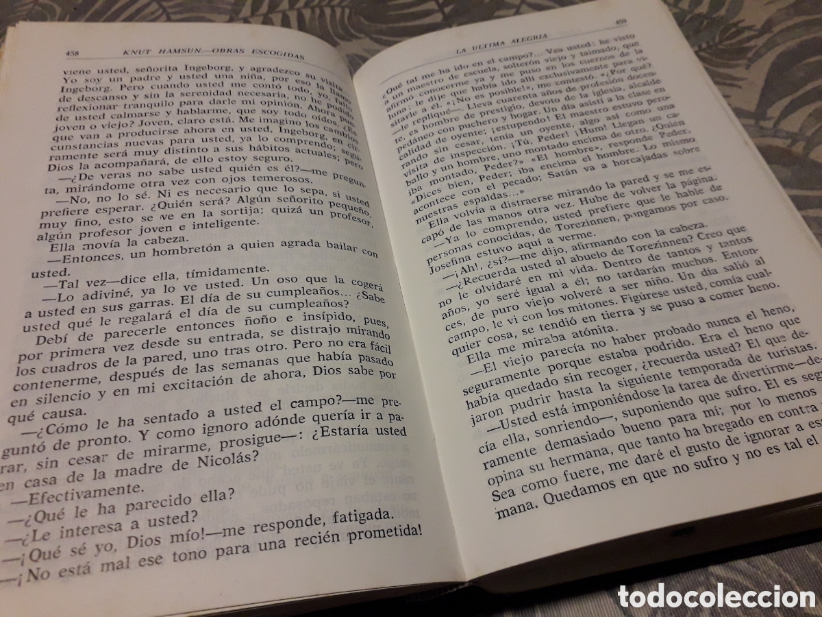 Libros de segunda mano: KNUT HAMSUN, PREMIO NOBEL 1920, - Foto 6