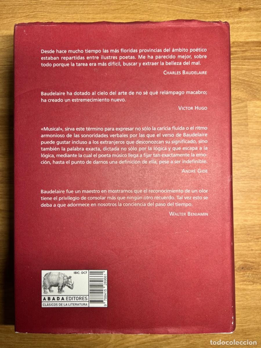 Libros de segunda mano: Las flores del mal - Baudelaire (ABADA, Biling&uuml;e) - Foto 2