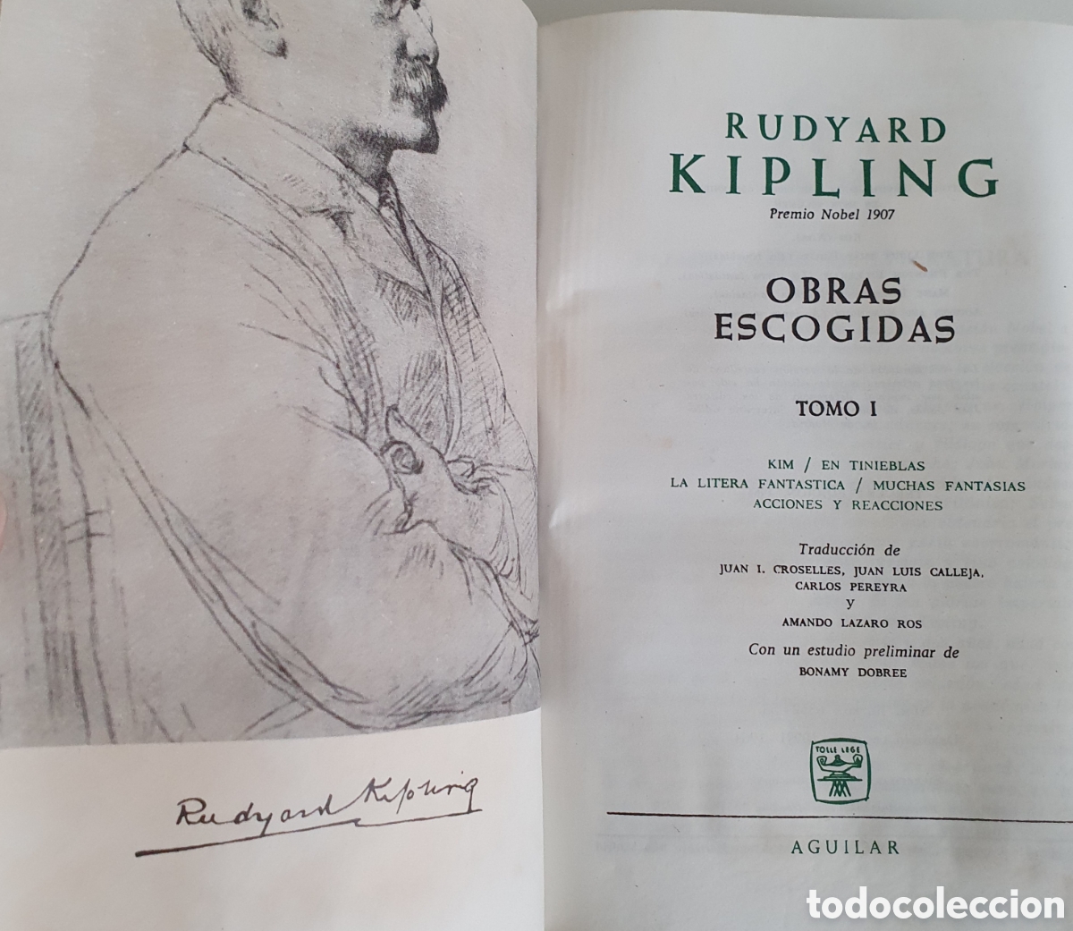 Libros de segunda mano: Rudyard kipling obras escogidas Aguilar - Foto 3