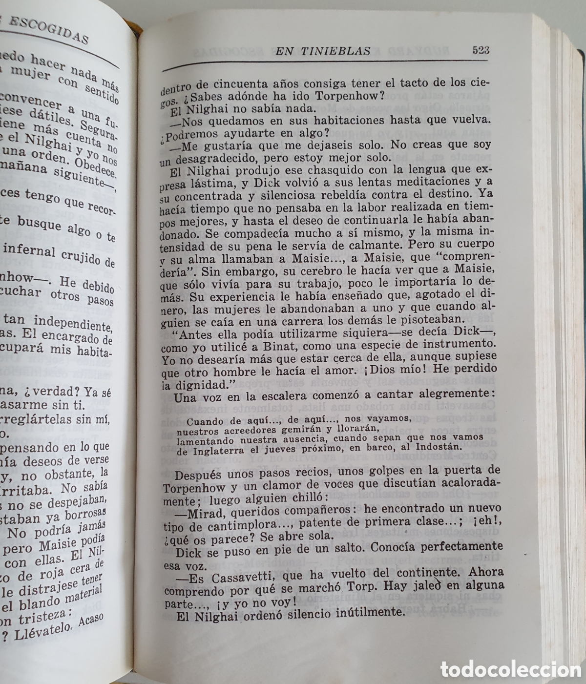 Libros de segunda mano: Rudyard kipling obras escogidas Aguilar - Foto 5