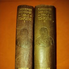 Libros de segunda mano: FIODOR M. DOSTOYEVSKI. OBRAS COMPLETAS I Y II. AGUILAR 1957. MUY BUEN ESTADO. Lote 400976419