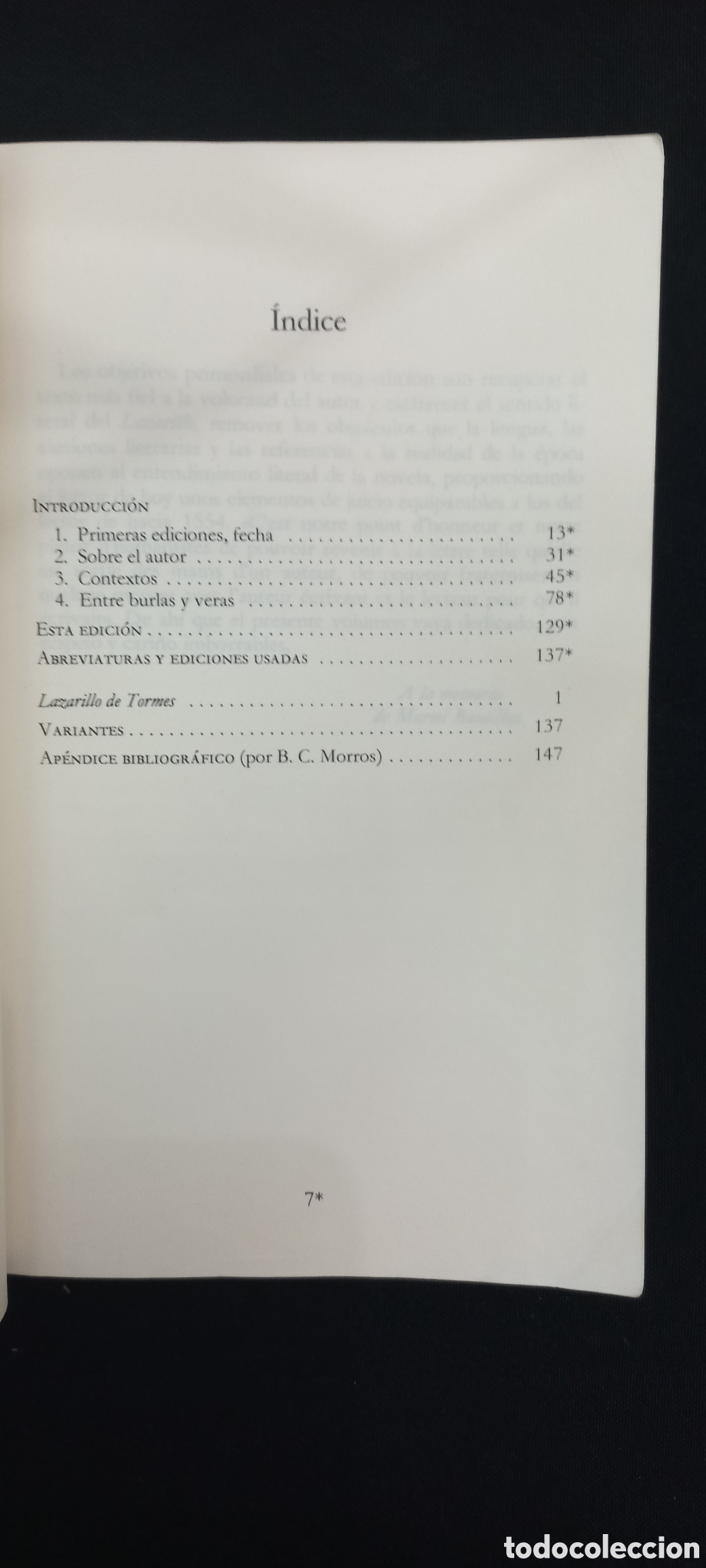 Libros de segunda mano: LAZARILLO DE TORMES. ED C&Aacute;TEDRA DE LETRAS HISPANICAS - Foto 2
