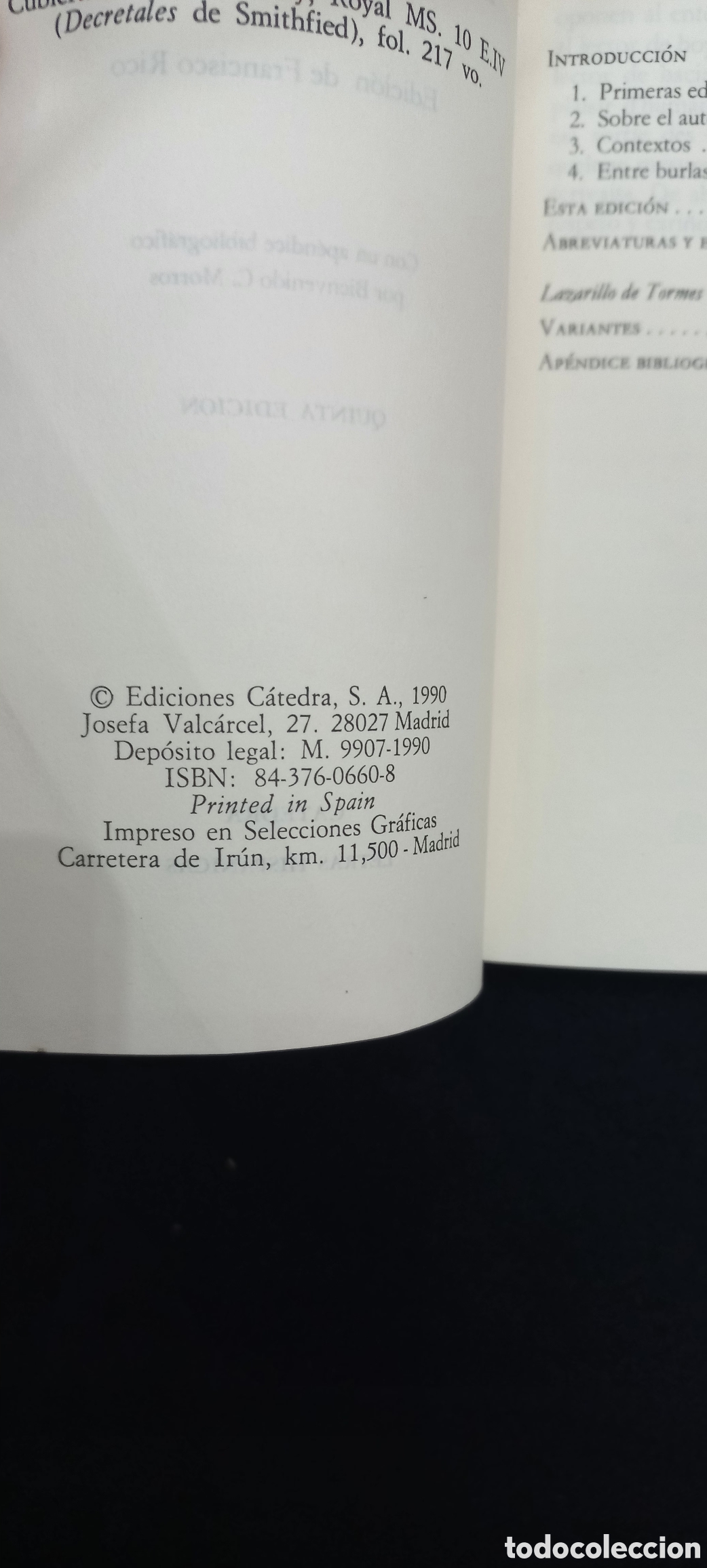 Libros de segunda mano: LAZARILLO DE TORMES. ED C&Aacute;TEDRA DE LETRAS HISPANICAS - Foto 3