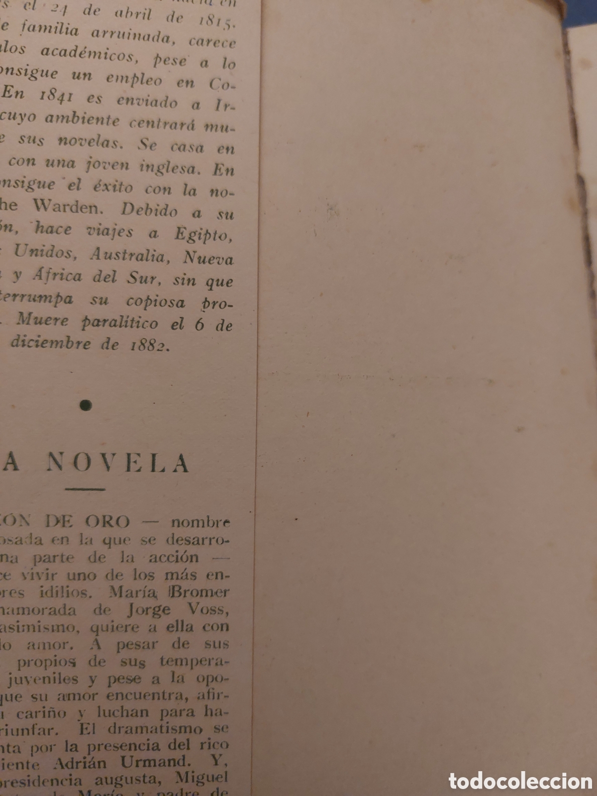 Libros de segunda mano: EL LE&Oacute;N DE ORO # ANTHONY TROLLOPE # EDICIONES ASTARTE # 1945 - Foto 2