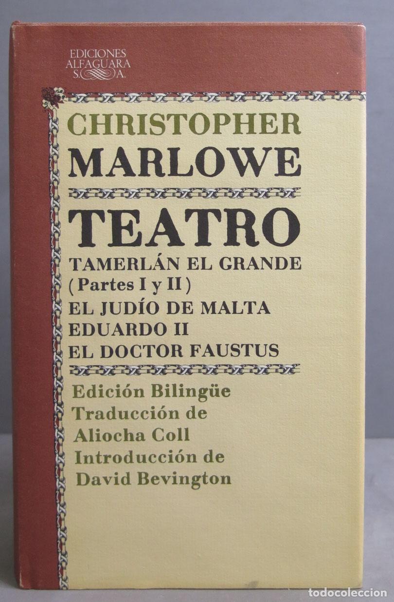 Libros de segunda mano: 1984. TEATRO. MARLOWE. ALFAGUARA - Foto 1