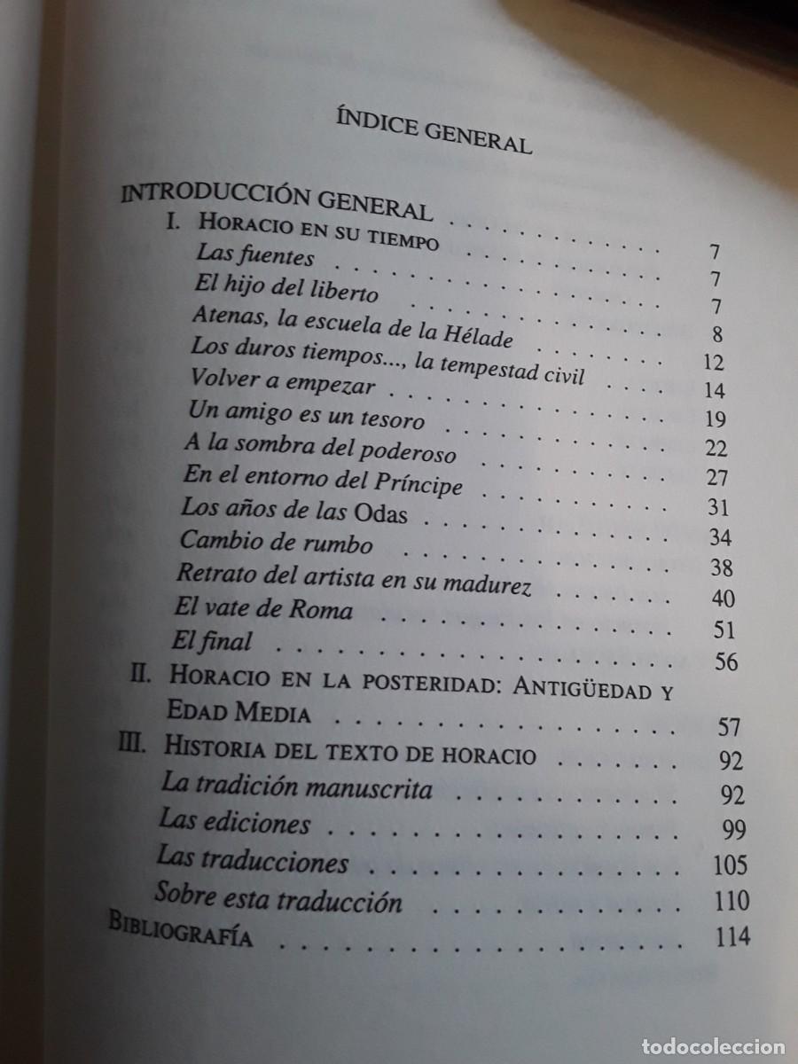 Libros de segunda mano: Odas/Epodos, de Horacio. Gredos, 2008. Excelente estado - Foto 3