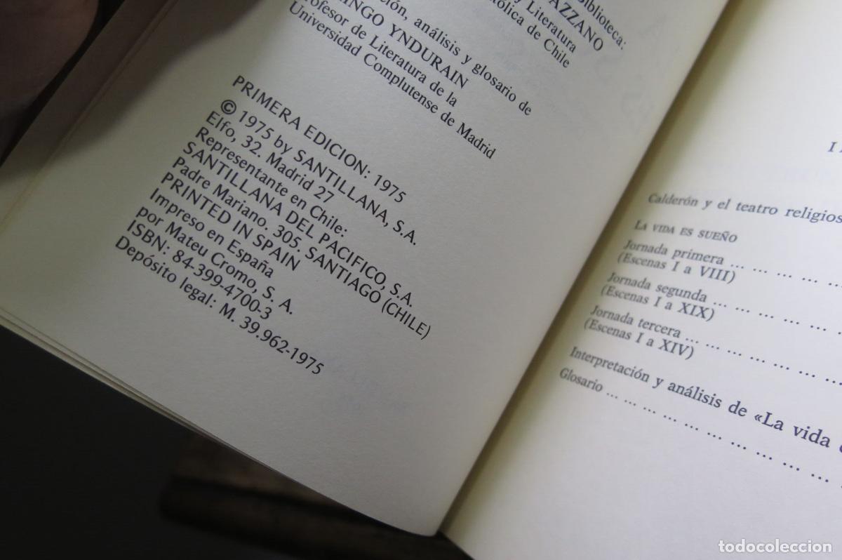 Libros de segunda mano: LA VIDA ES SUE&Ntilde;O. CALDERON DE LA BARCA - Foto 2