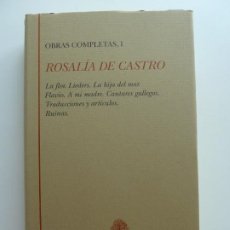 Libros de segunda mano: ROSALÍA DE CASTRO. OBRAS COMPLETAS. TOMO I. BIBLIOTECA CASTRO. AÑO 1993. Lote 403207029