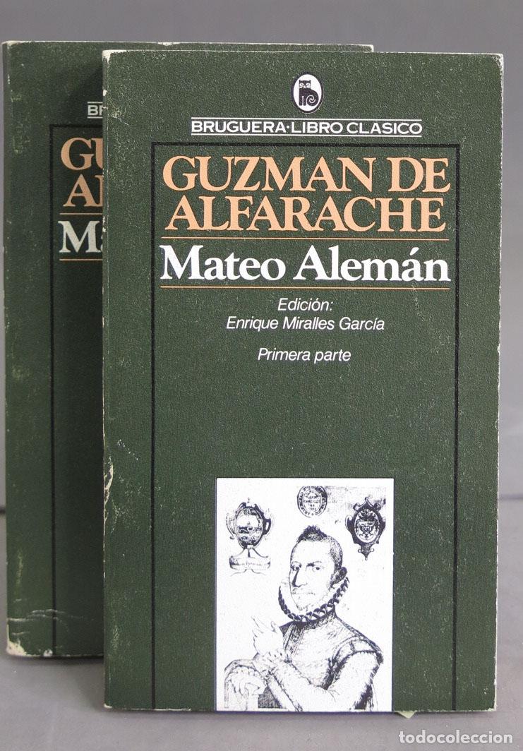 Libros de segunda mano: Guzm&aacute;n de Alfarache. MATEO ALEMAN. 2 TOMOS - Foto 1