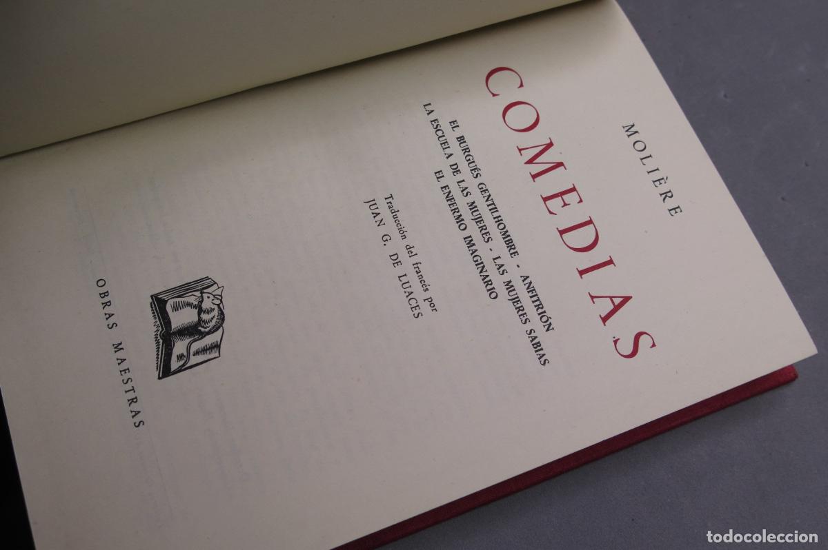 Libros de segunda mano: Comedias. Moli&egrave;re - Foto 2