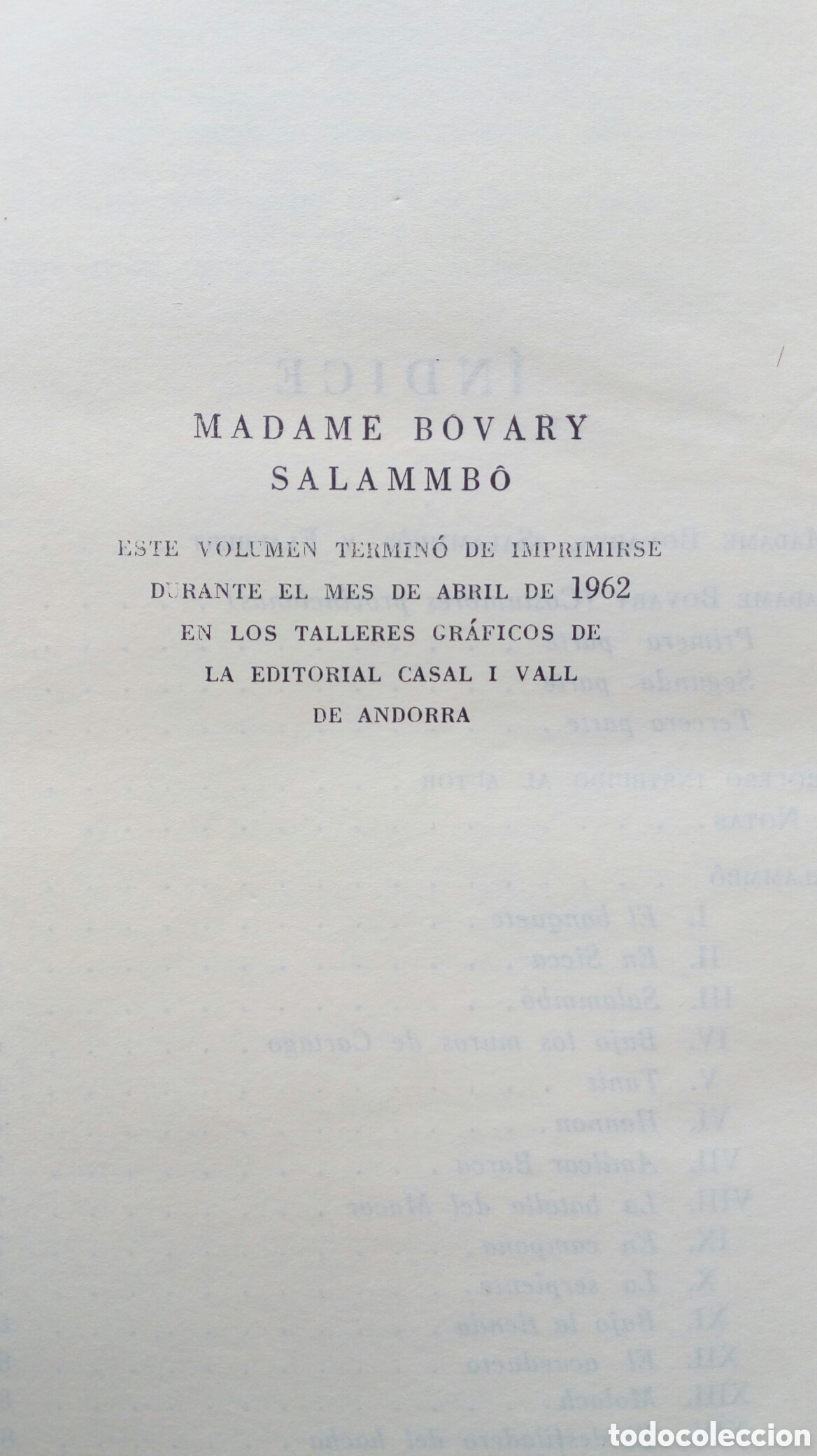 Libros de segunda mano: Madame Bovary. Salammb&ocirc;. Gustave Flaubert. - Foto 6