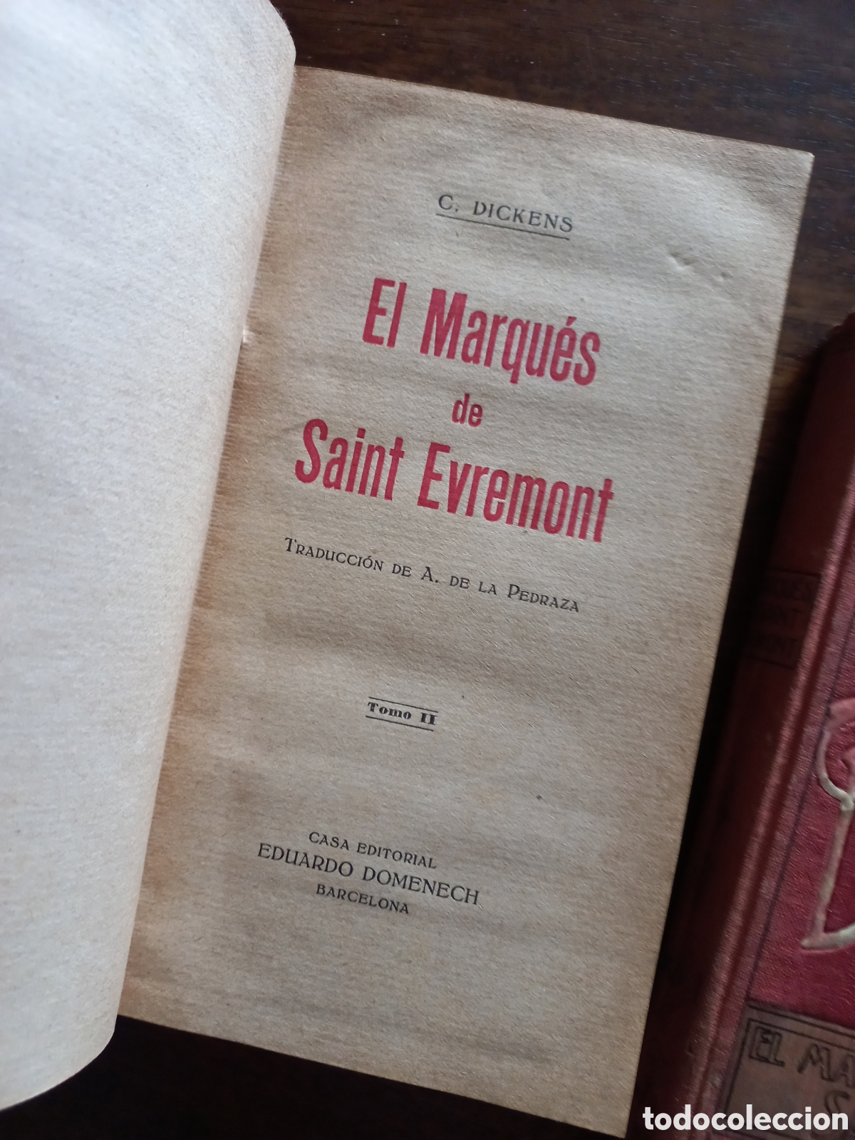 Libros de segunda mano: El marqu&eacute;s de Saint Evremont, C. Dickens - Foto 6