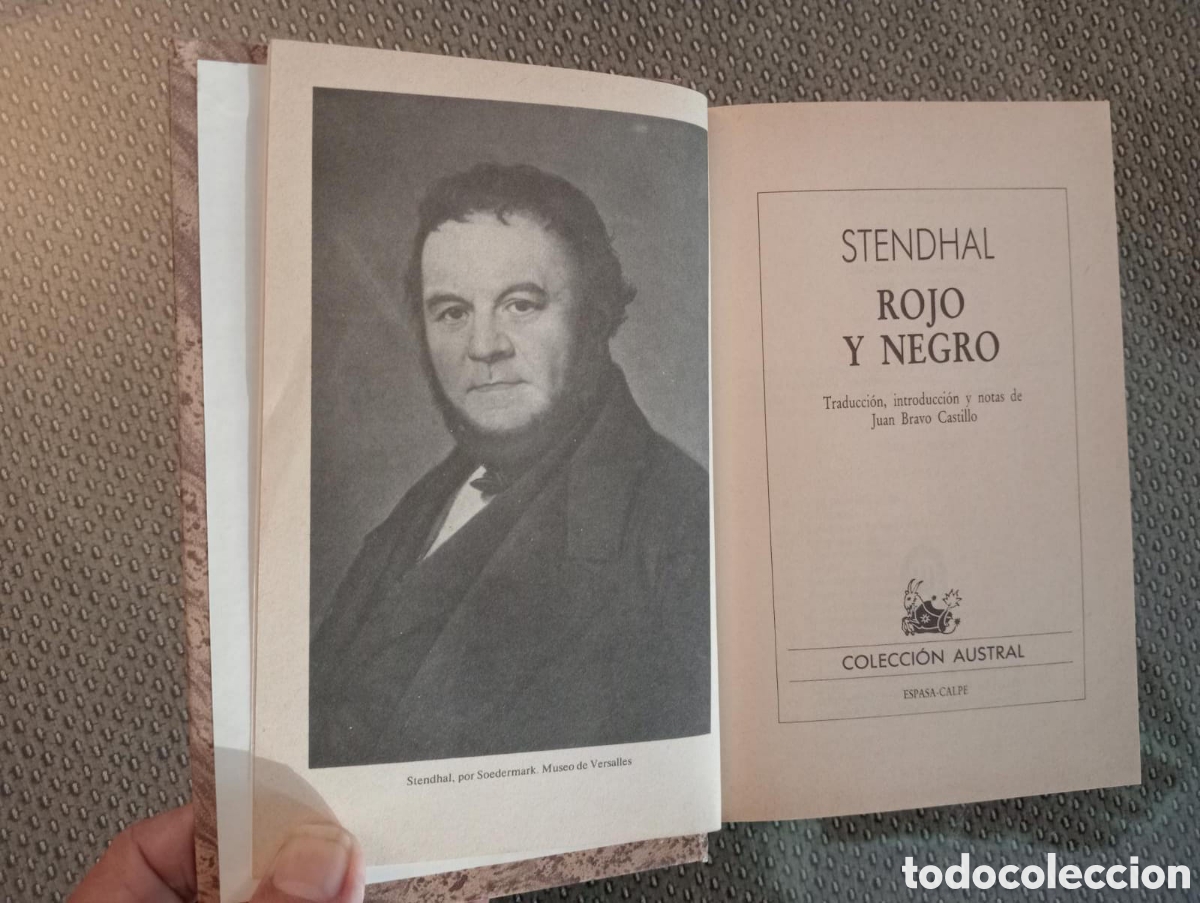 Libros de segunda mano: Rojo y negro / Stendhal. Espasa Calpe, - Foto 2