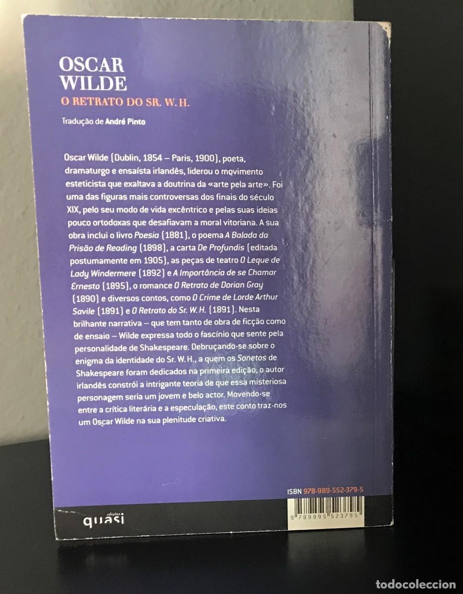 Libros de segunda mano: O retrato do Sr. W. H. de Oscar Wilde - Foto 2