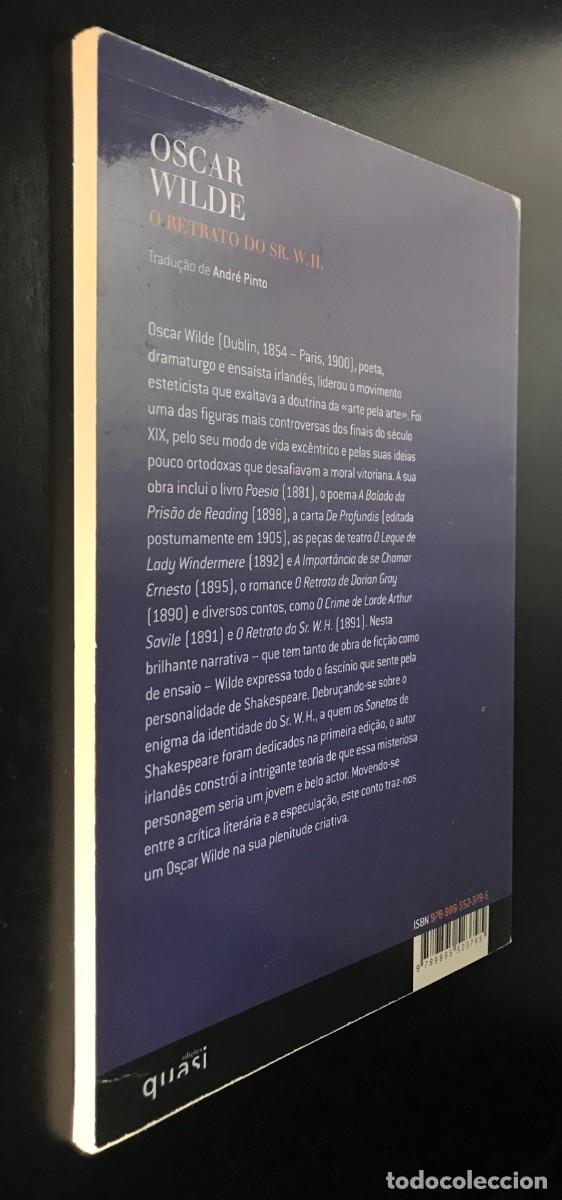 Libros de segunda mano: O retrato do Sr. W. H. de Oscar Wilde - Foto 4