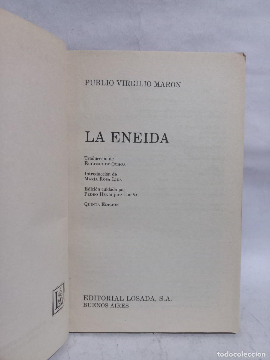 Libros de segunda mano: Virgilio - La Eneida - 1984 - Foto 3