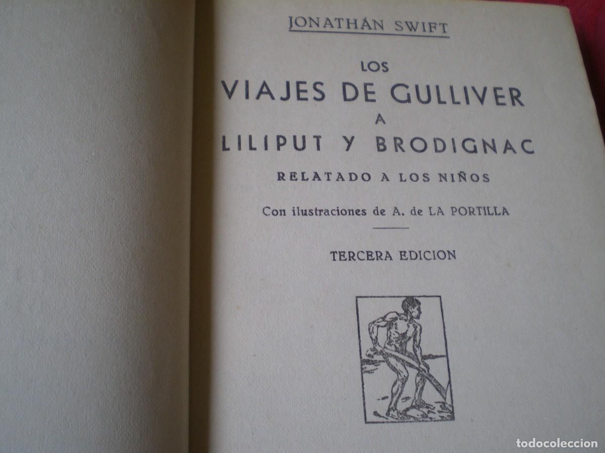 Libros de segunda mano: VIAJES DE GULLIVER. COLECCI&Oacute;N ARALUCE 7. - Foto 3