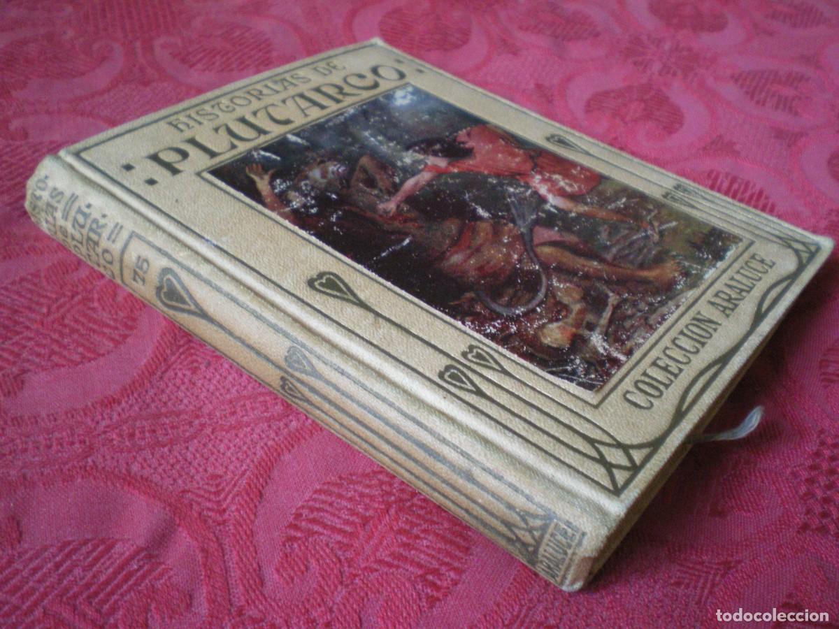 Libros de segunda mano: HISTORIAS DE PLUTARCO. COLECCI&Oacute;N ARALUCE 75. - Foto 2