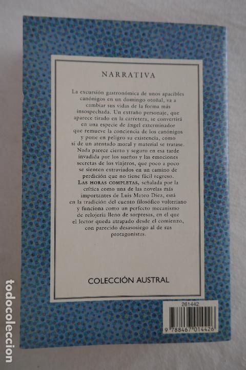 Libros de segunda mano: LUIS MATEO DIEZ - LAS HORAS COMPLETAS - Foto 11