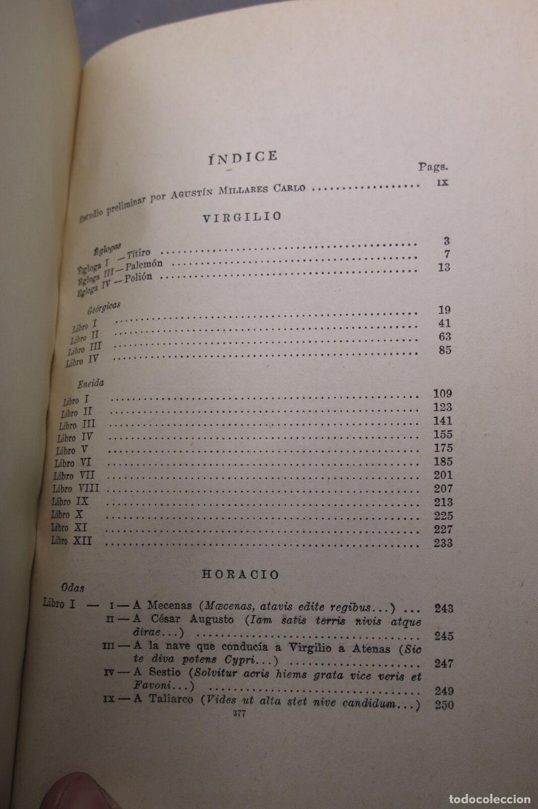 Libros de segunda mano: Obras po&eacute;ticas. Virgilio-Horacio - Foto 2