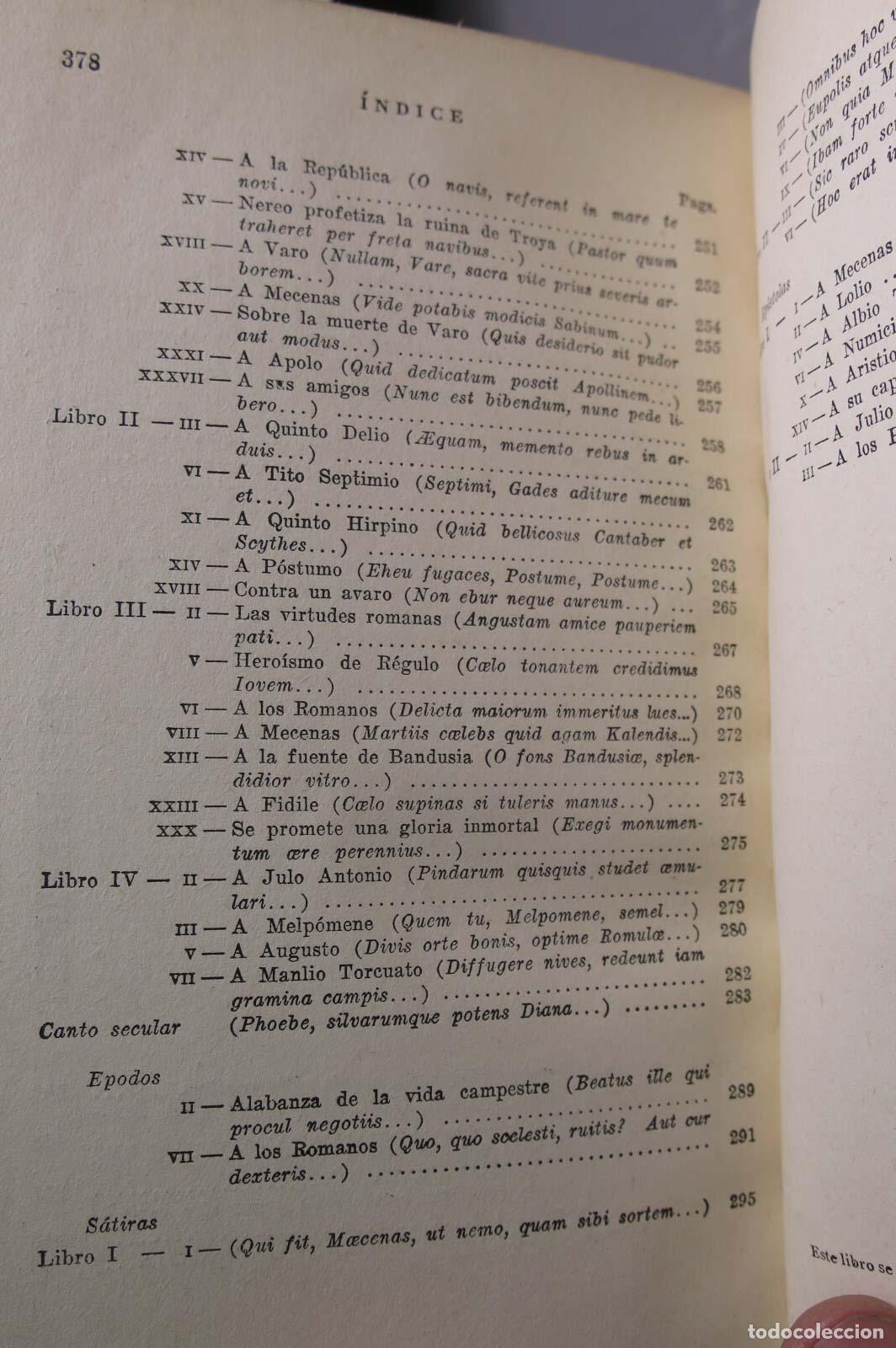 Libros de segunda mano: Obras po&eacute;ticas. Virgilio-Horacio - Foto 3