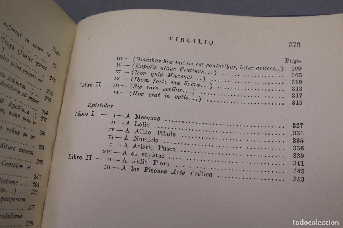 Libros de segunda mano: Obras po&eacute;ticas. Virgilio-Horacio - Foto 4