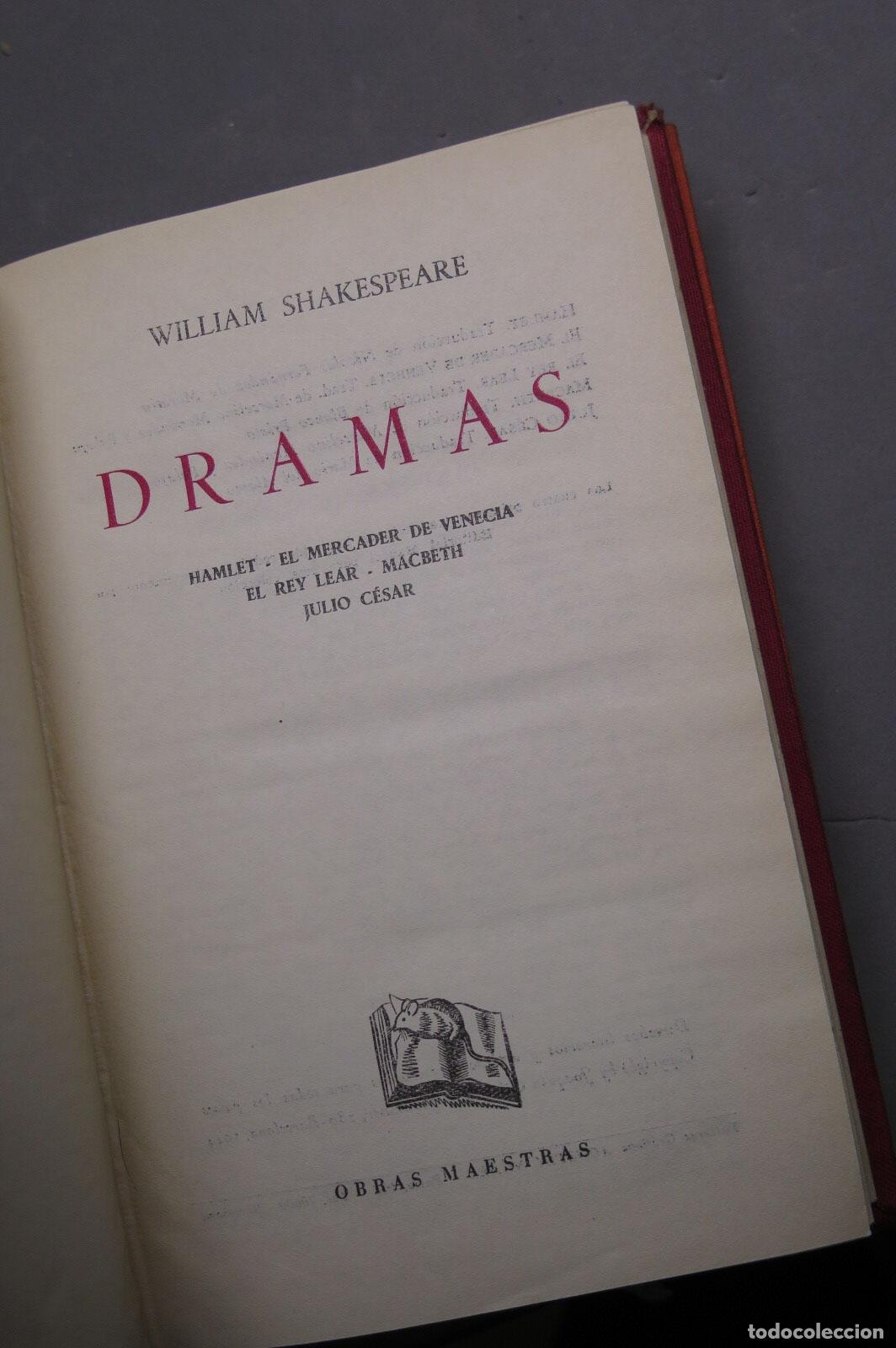 Libros de segunda mano: 1944. DRAMAS. SHAKESPEARE. 2 TOMOS - Foto 2