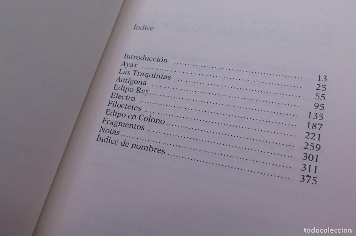 Libros de segunda mano: S&oacute;focles. Karl Reinhardt - Foto 2