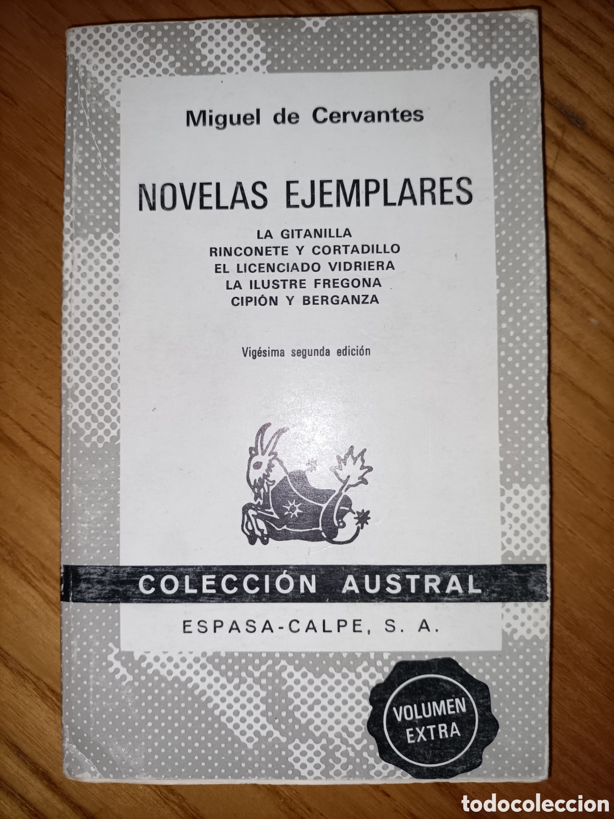 Libros de segunda mano: Novelas ejemplares. Miguel de Cervantes. Austral - Foto 1
