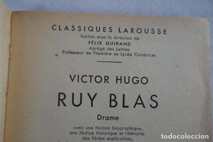 Libros de segunda mano: Victor Hugo - Ruy Blas - Classiques Larousse (EN FRANC&Eacute;S) - Foto 8
