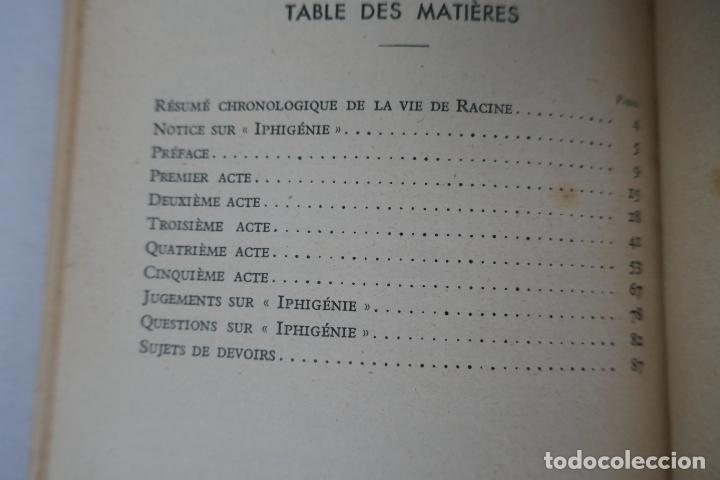 Libros de segunda mano: IPHIG&Eacute;NIE - RACINE - CLASSIQUES LAROUSSE - Foto 13