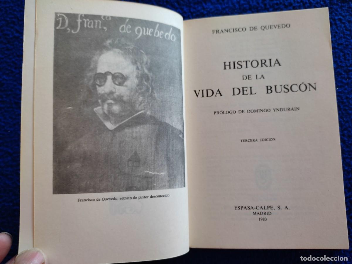 Libros de segunda mano: EL BUSC&Oacute;N Francisco de Quevedo Ediciones Austral Espasa Calpe 1980 - Foto 5