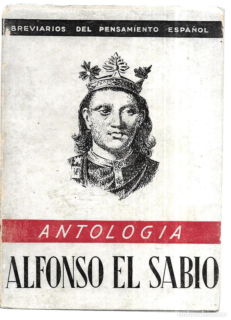 Libros de segunda mano: Alfonso el Sabio . Antolog&iacute;a - Foto 1