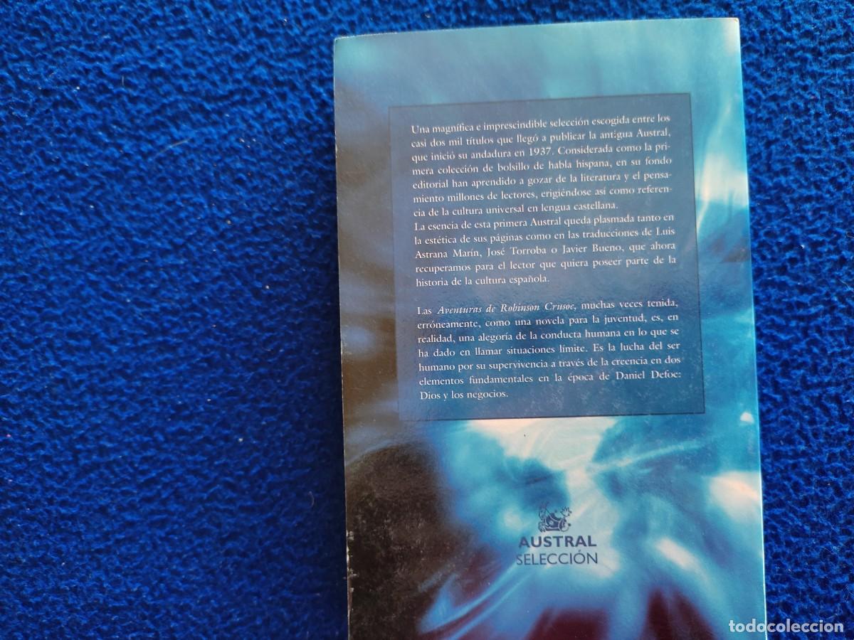 Libros de segunda mano: ROBINSON CRUSOE Daniel Defoe Ed. Espasa Calpe 2002 - Foto 3