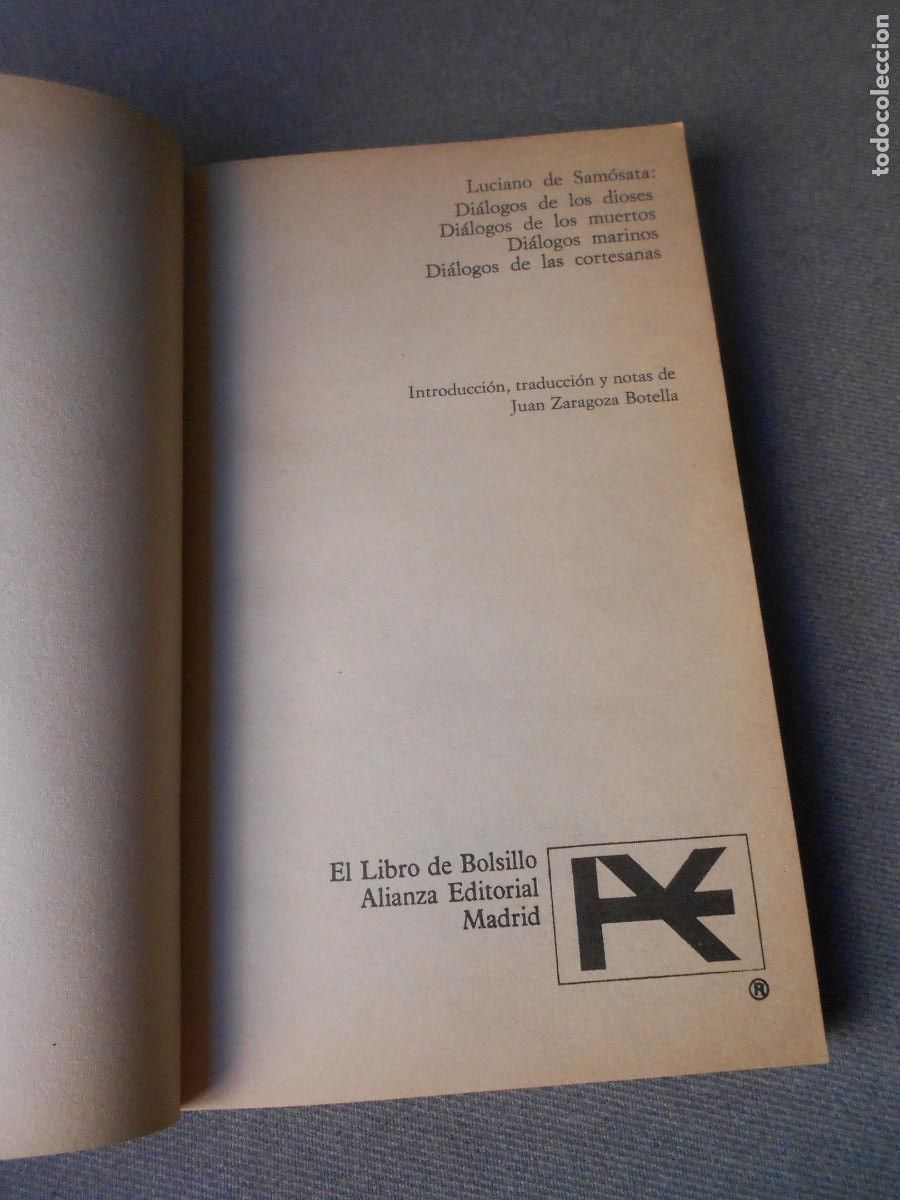 Libros de segunda mano: DIALOGOS DE LOS DIOSES - Foto 2