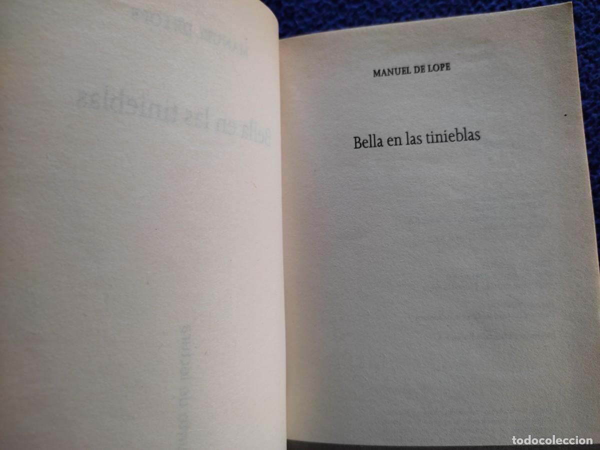 Libros de segunda mano: Bella en las Tinieblas Manuel de Lope Ed. Santillana A&ntilde;o 2000 - Foto 5