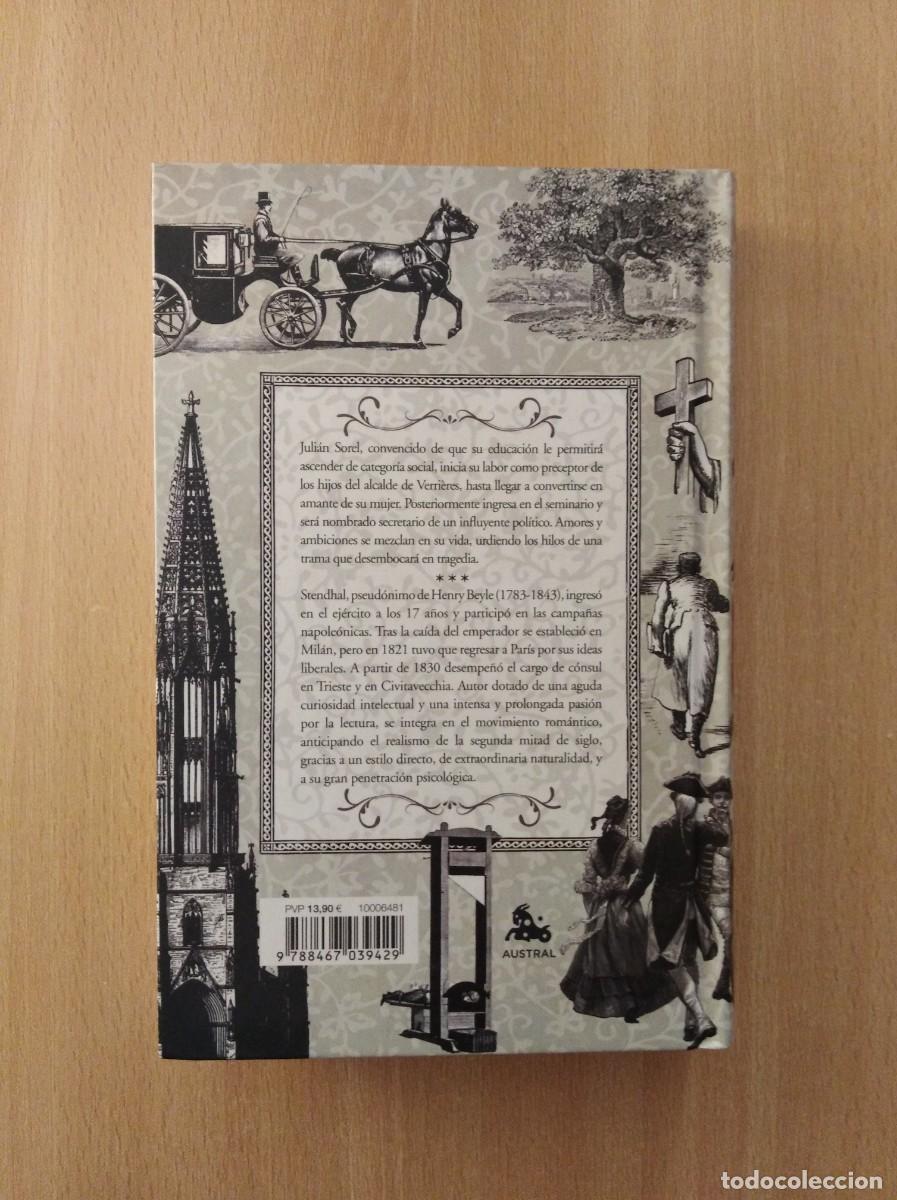 el roig i el negre, stendhal. año 1930, idioma - Comprar Outros livros  antigos de literatura no todocoleccion