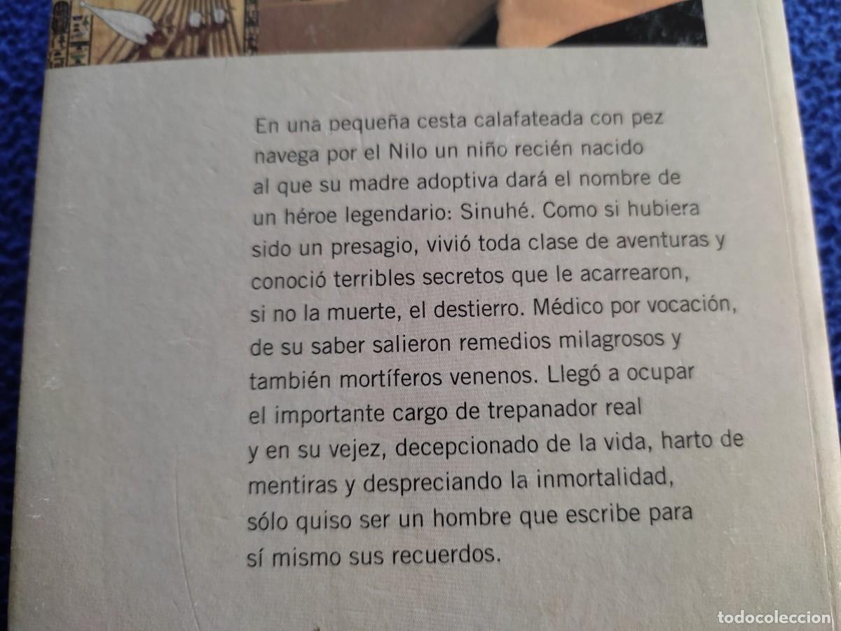 Libros de segunda mano: Sinuh&eacute; el Egipcio Mika Waltari Ed. El Pa&iacute;s 2005 - Foto 4