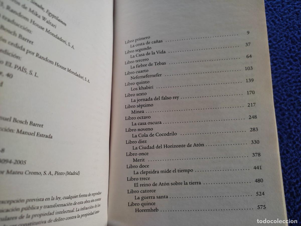 Libros de segunda mano: Sinuh&eacute; el Egipcio Mika Waltari Ed. El Pa&iacute;s 2005 - Foto 7