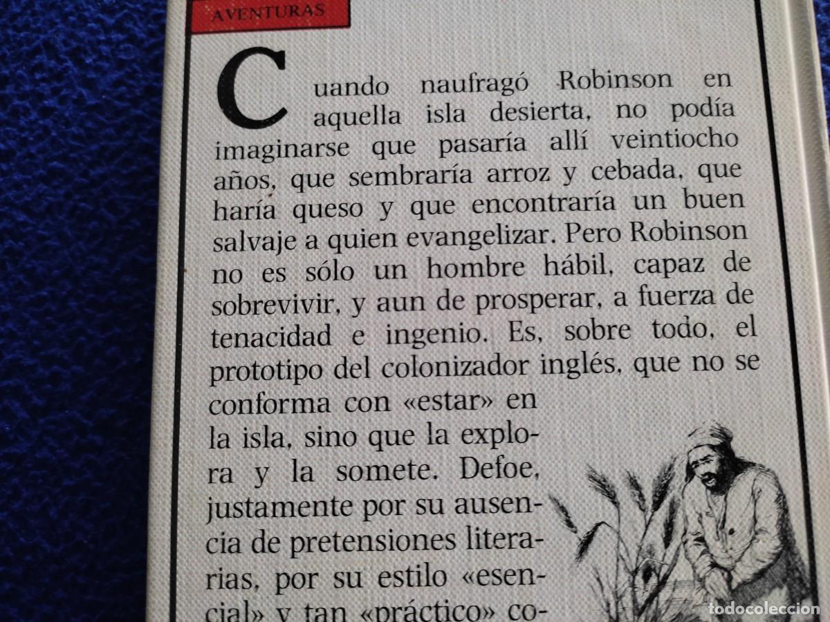 Libros de segunda mano: ROBINSON CRUSOE Daniel Defoe Ediciones Generales Anaya 1984 - Foto 4