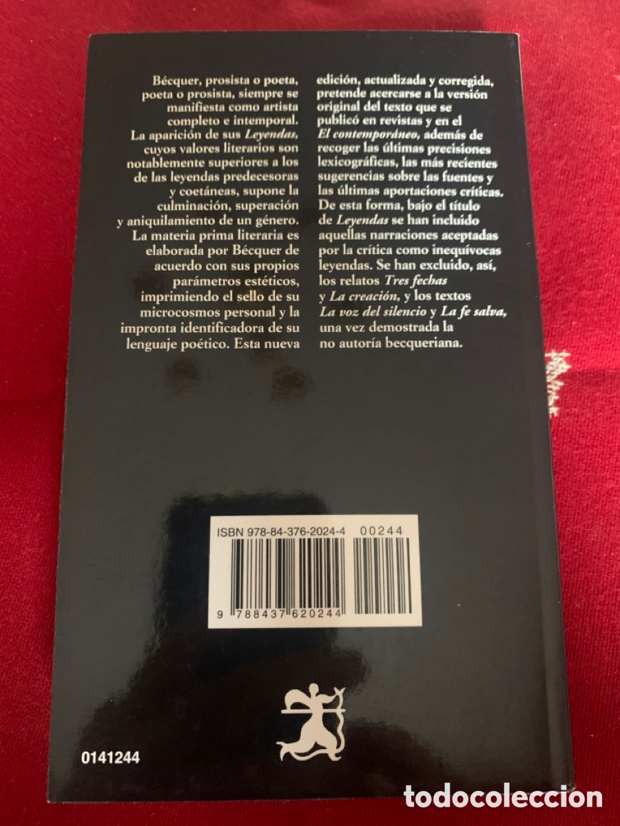 Libros de segunda mano: Leyendas. Gustavo Adolfo B&eacute;cquer. Edici&oacute;n de Pascual Izquierdo. - Foto 3