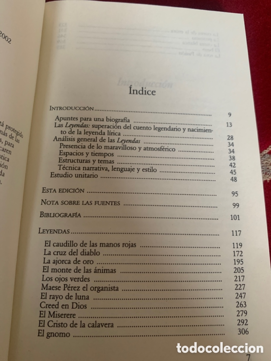Libros de segunda mano: Leyendas. Gustavo Adolfo B&eacute;cquer. Edici&oacute;n de Pascual Izquierdo. - Foto 7