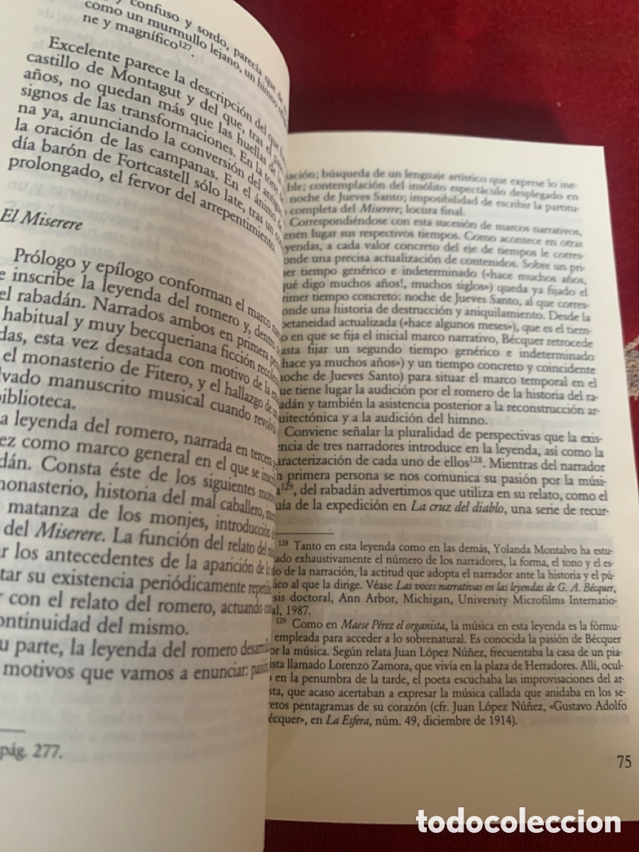 Libros de segunda mano: Leyendas. Gustavo Adolfo B&eacute;cquer. Edici&oacute;n de Pascual Izquierdo. - Foto 10