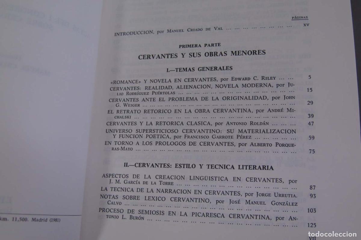Libros de segunda mano: CERVANTES SU OBRA Y SU MUNDO - Foto 2