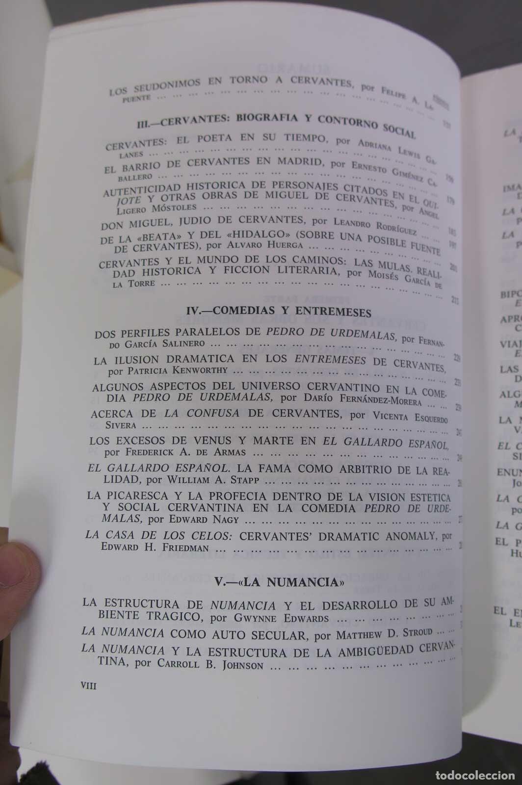 Libros de segunda mano: CERVANTES SU OBRA Y SU MUNDO - Foto 3