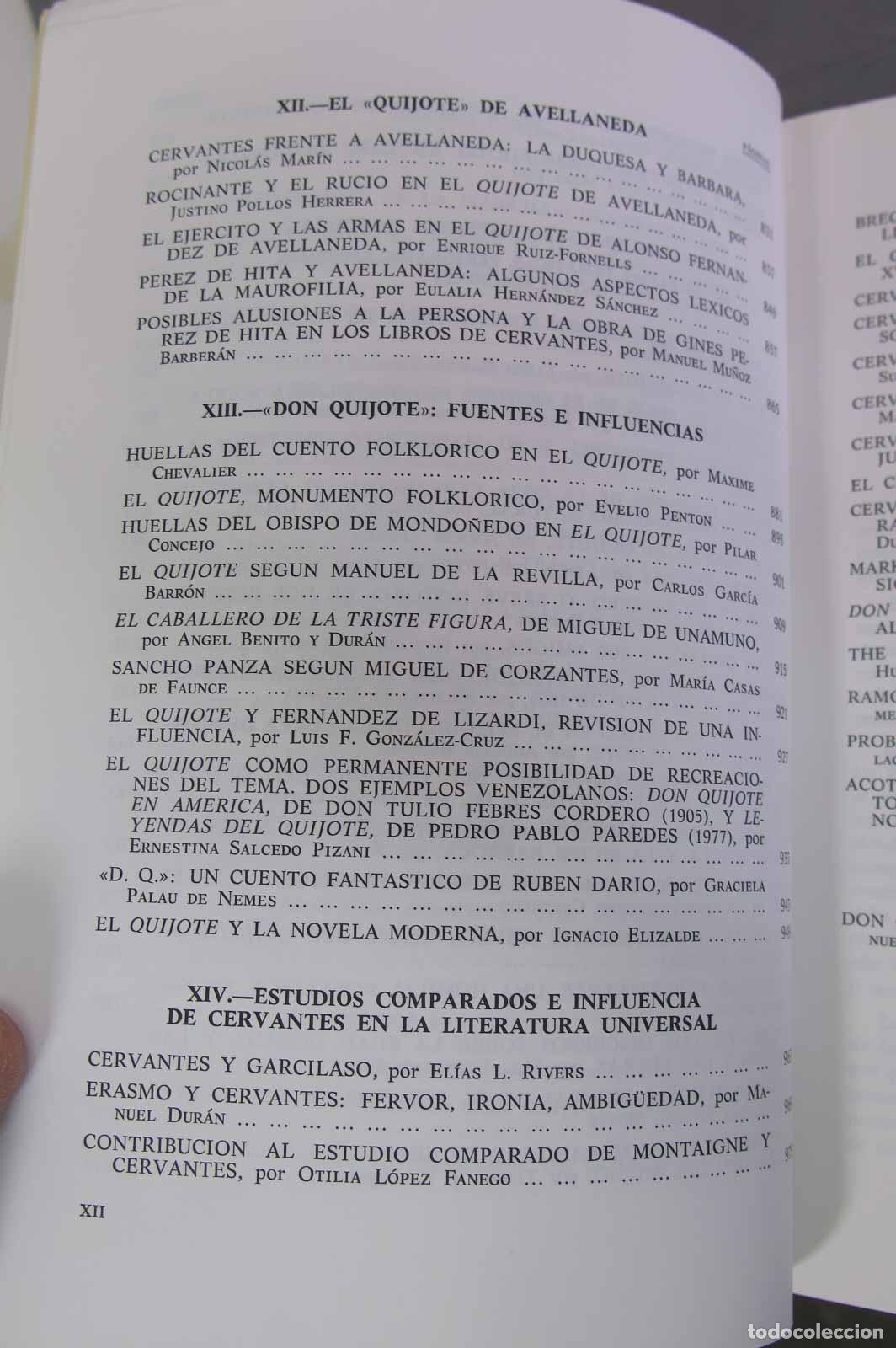 Libros de segunda mano: CERVANTES SU OBRA Y SU MUNDO - Foto 7