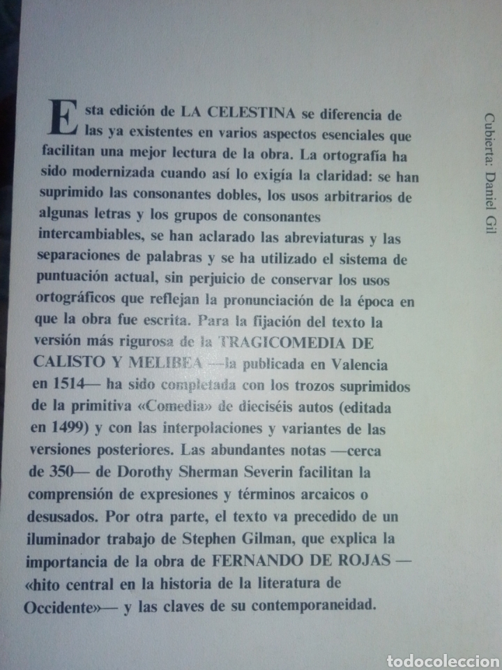 Libros de segunda mano: La Celestina Fernando de Rojas - Foto 2