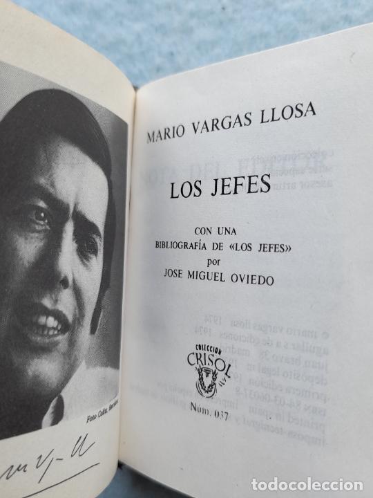 Libros de segunda mano: Los Jefes. Mario Vargas Llosa. Crisol&iacute;n n&ordm; 37. - Foto 2